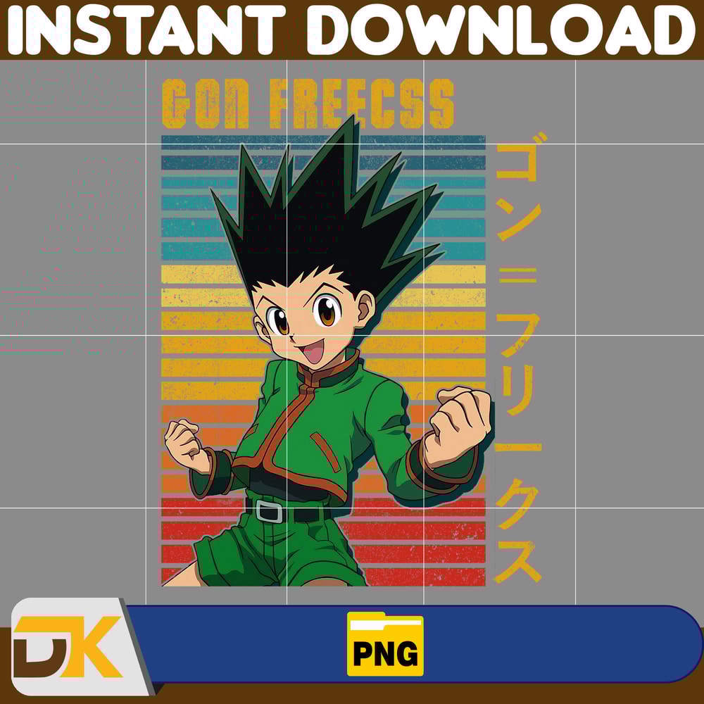 Gon Freecss Png, Anime Png, Japanese Png, Anime Silhouette Png, Anime Character, Anime Vector Files (20).jpg