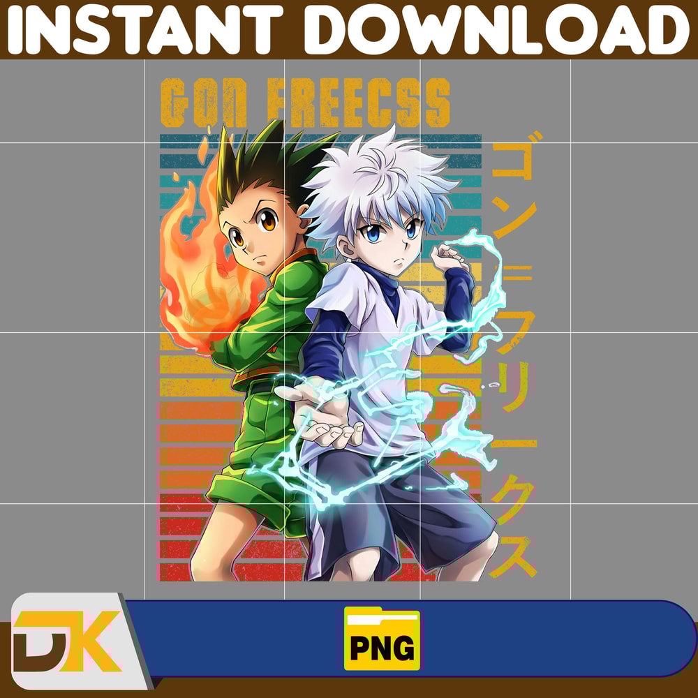 Gon Freecss Png, Anime Png, Japanese Png, Anime Silhouette Png, Anime Character, Anime Vector Files (22).jpg