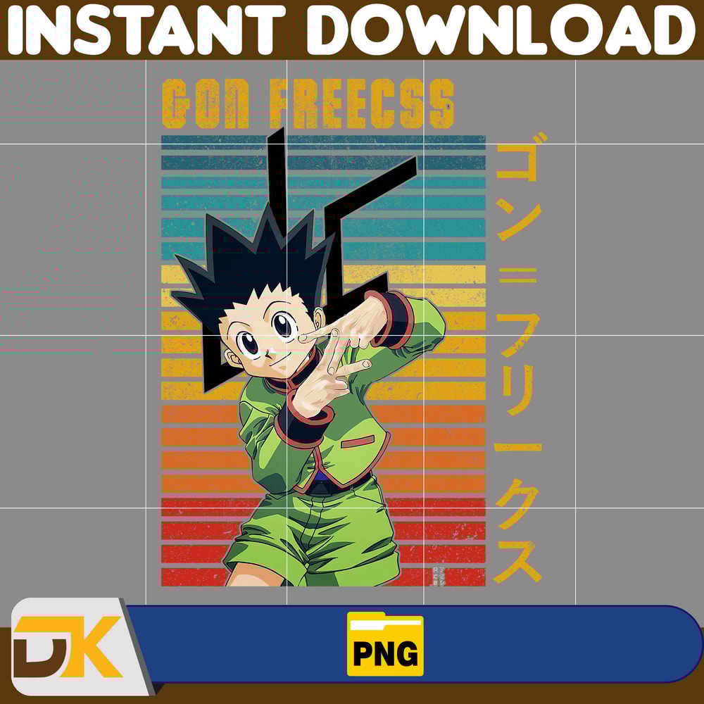 Gon Freecss Png, Anime Png, Japanese Png, Anime Silhouette Png, Anime Character, Anime Vector Files (23).jpg