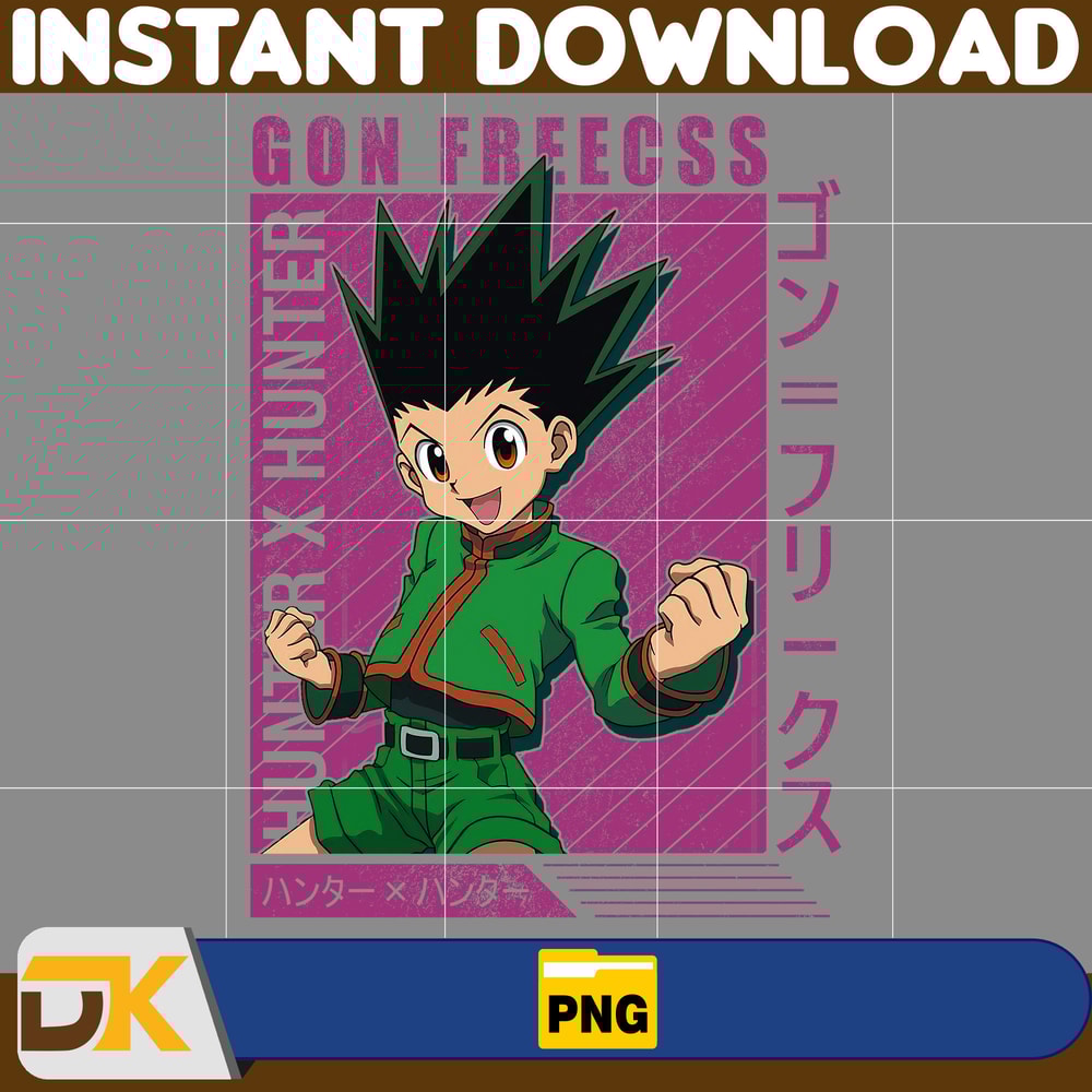 Gon Freecss Png, Anime Png, Japanese Png, Anime Silhouette Png, Anime Character, Anime Vector Files (24).jpg