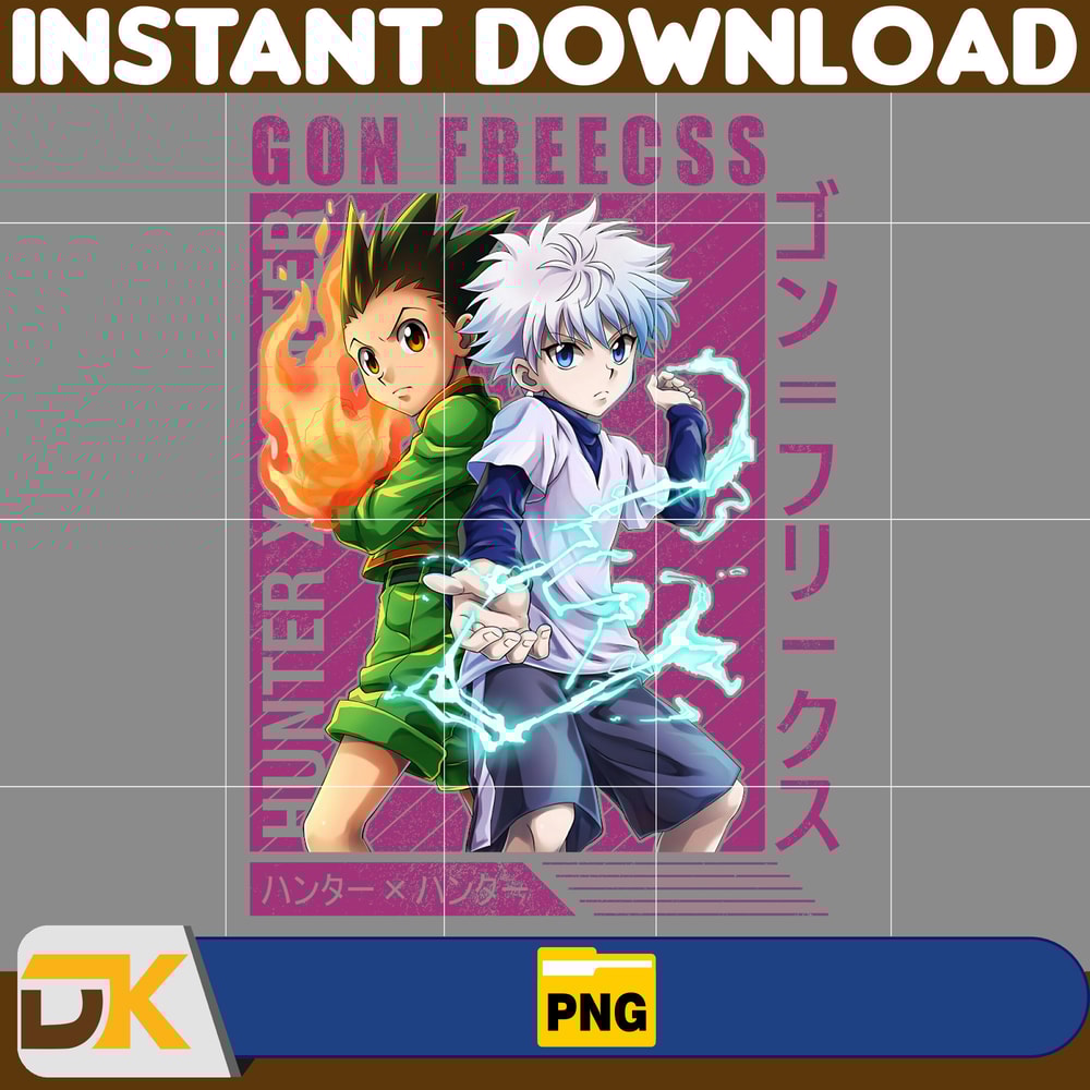 Gon Freecss Png, Anime Png, Japanese Png, Anime Silhouette Png, Anime Character, Anime Vector Files (25).jpg