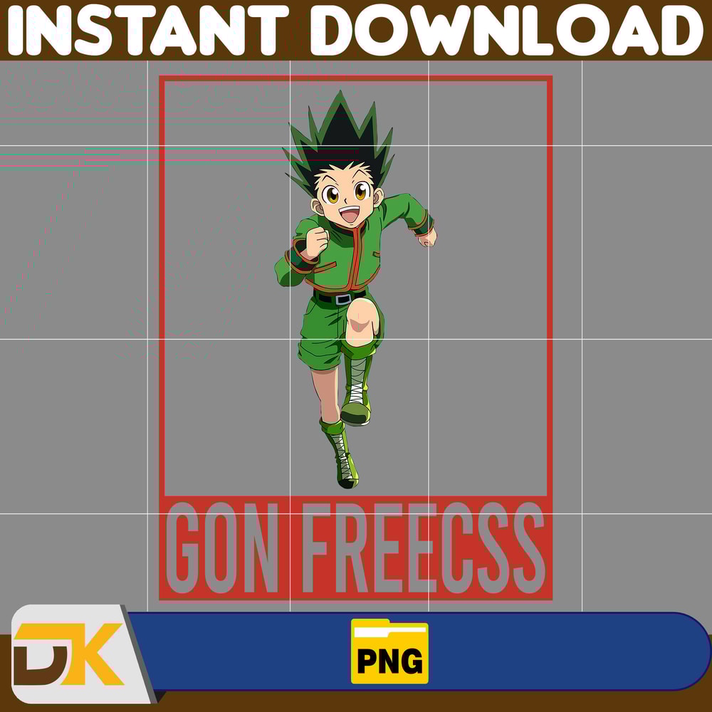 Gon Freecss Png, Anime Png, Japanese Png, Anime Silhouette Png, Anime Character, Anime Vector Files (27).jpg