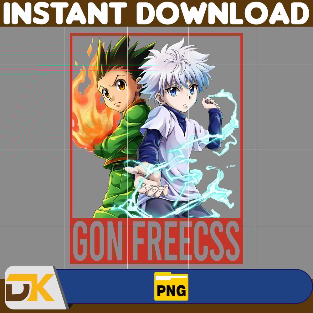 Gon Freecss Png, Anime Png, Japanese Png, Anime Silhouette Png, Anime Character, Anime Vector Files (28).jpg