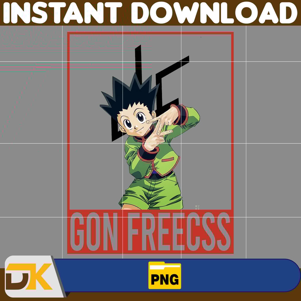 Gon Freecss Png, Anime Png, Japanese Png, Anime Silhouette Png, Anime Character, Anime Vector Files (29).jpg
