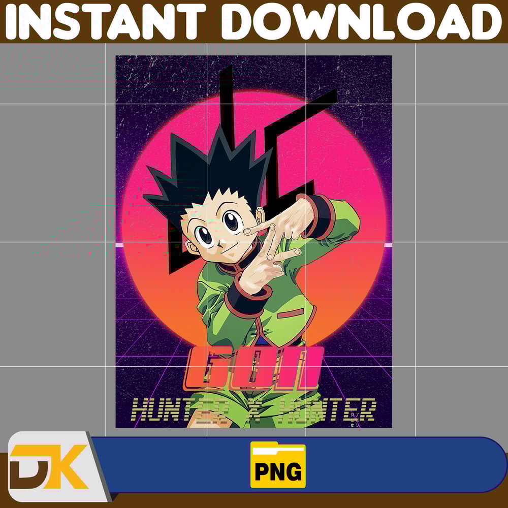 Gon Freecss Png, Anime Png, Japanese Png, Anime Silhouette Png, Anime Character, Anime Vector Files (33).jpg