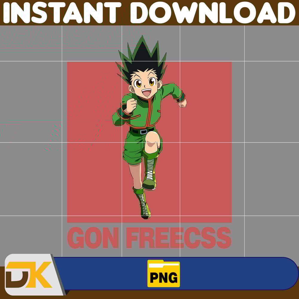 Gon Freecss Png, Anime Png, Japanese Png, Anime Silhouette Png, Anime Character, Anime Vector Files (35).jpg