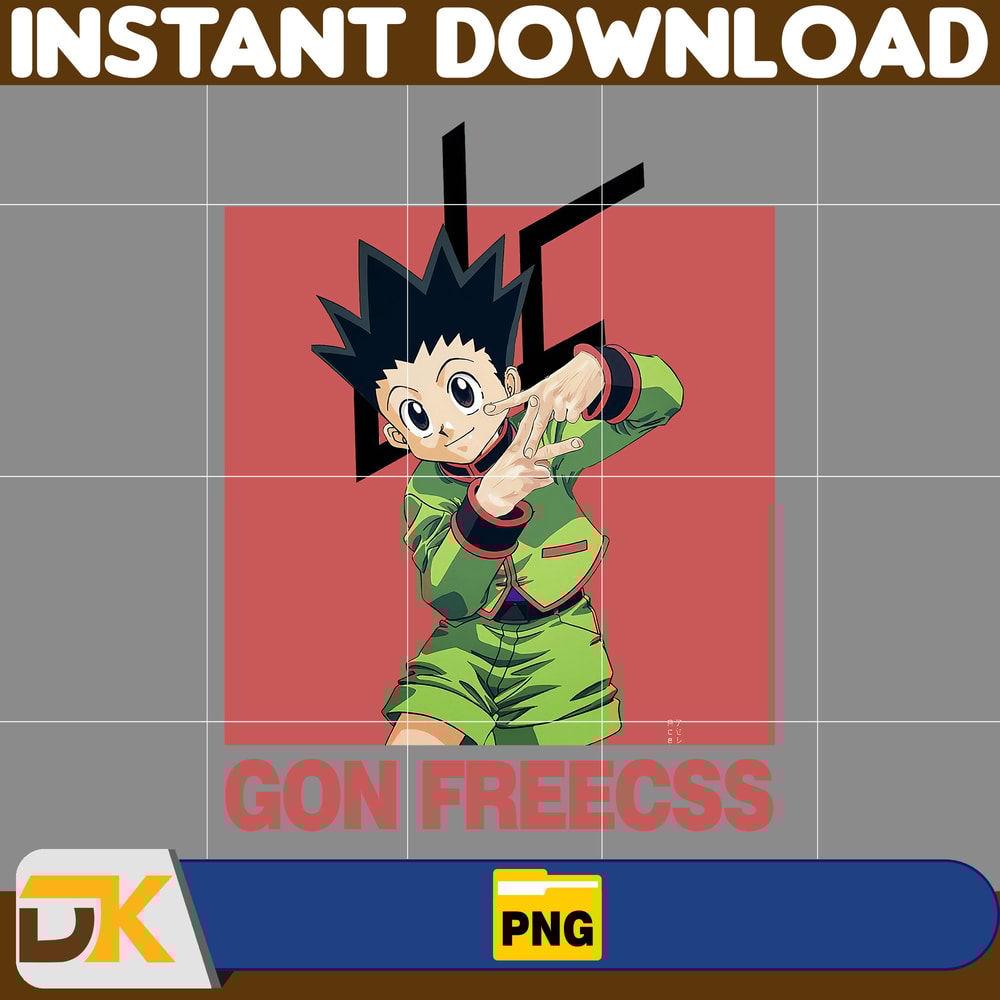 Gon Freecss Png, Anime Png, Japanese Png, Anime Silhouette Png, Anime Character, Anime Vector Files (37).jpg
