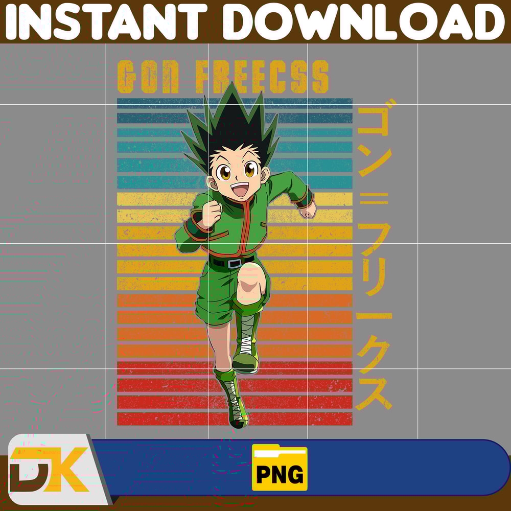 Gon Freecss Png, Anime Png, Japanese Png, Anime Silhouette Png, Anime Character, Anime Vector Files (39).jpg