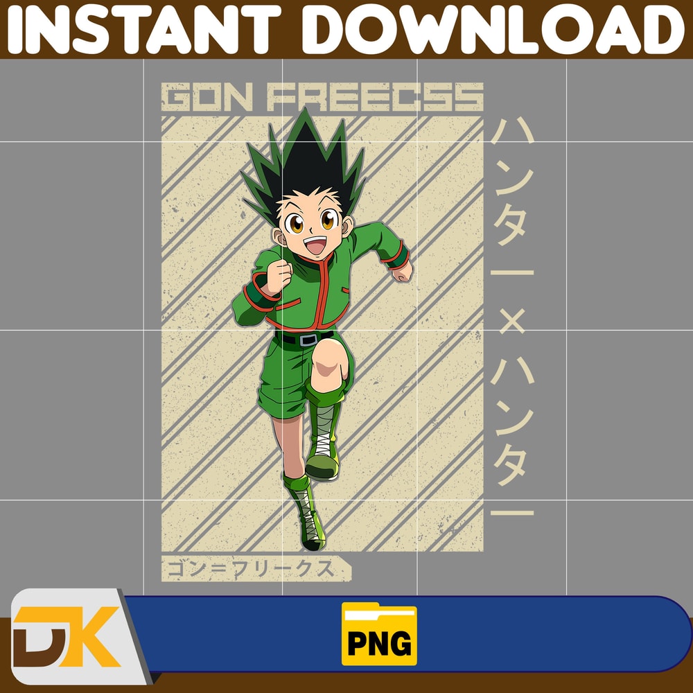 Gon Freecss Png, Anime Png, Japanese Png, Anime Silhouette Png, Anime Character, Anime Vector Files (40).jpg