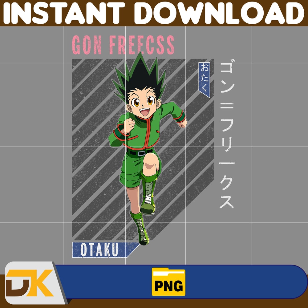 Gon Freecss Png, Anime Png, Japanese Png, Anime Silhouette Png, Anime Character, Anime Vector Files (41).jpg