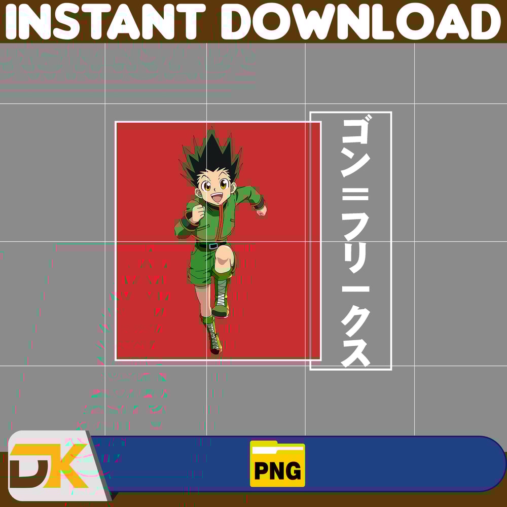 Gon Freecss Png, Anime Png, Japanese Png, Anime Silhouette Png, Anime Character, Anime Vector Files (5).jpg