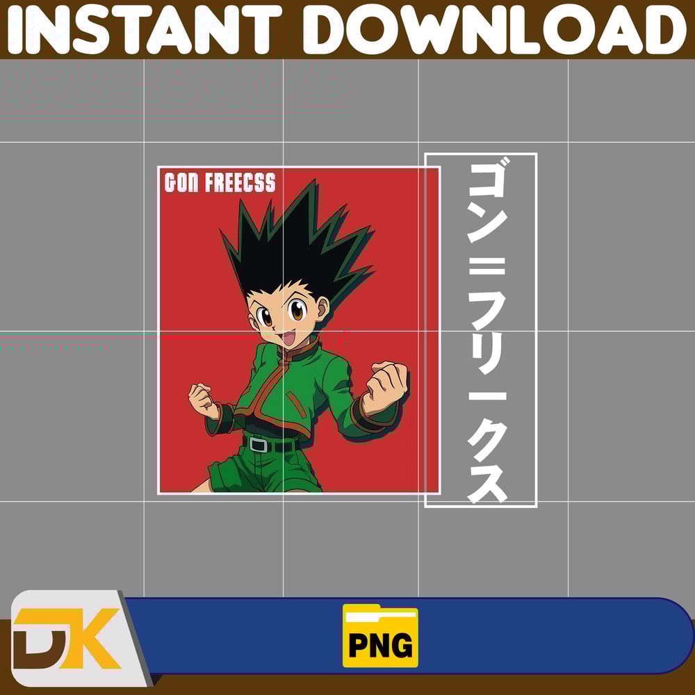 Gon Freecss Png, Anime Png, Japanese Png, Anime Silhouette Png, Anime Character, Anime Vector Files (7).jpg