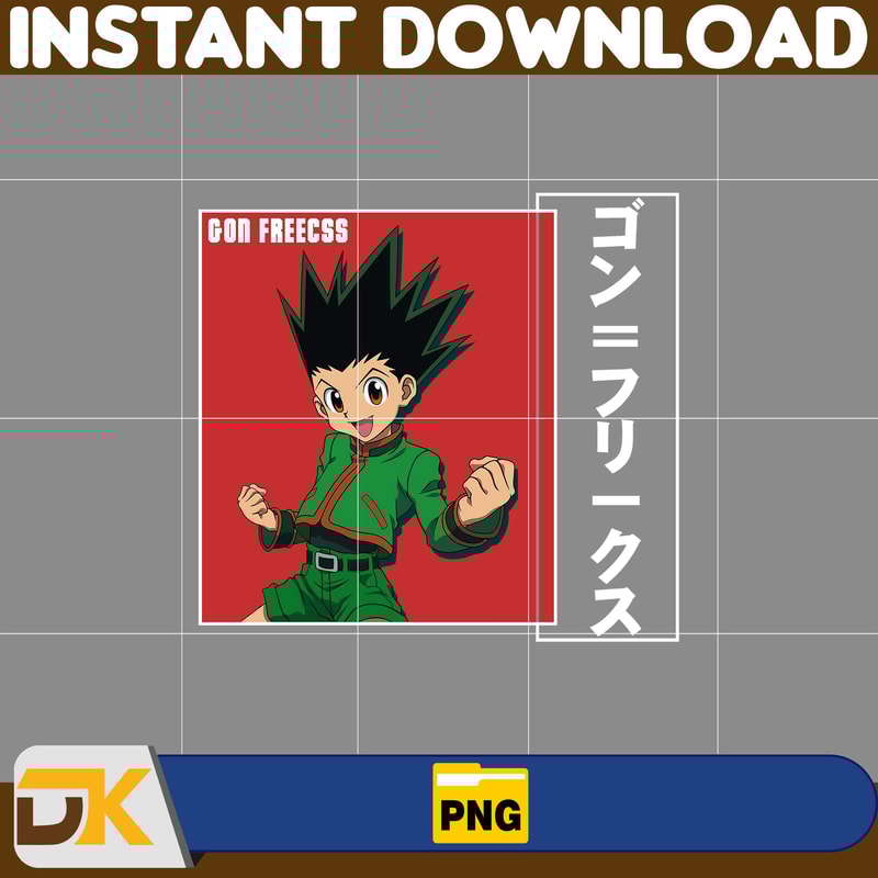 Gon Freecss Png, Anime Png, Japanese Png, Anime Silhouette Png, Anime Character, Anime Vector Files (7).jpg