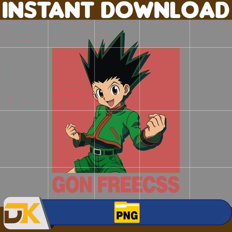 Gon Freecss Png, Anime Png, Japanese Png, Anime Silhouette Png, Anime Character, Anime Vector Files (8).jpg