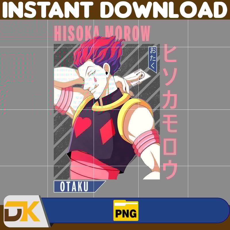 Hisoka Morow Png, Anime Png, Japanese Png, Anime Silhouette Png, Anime Character, Anime Vector Files (16).jpg