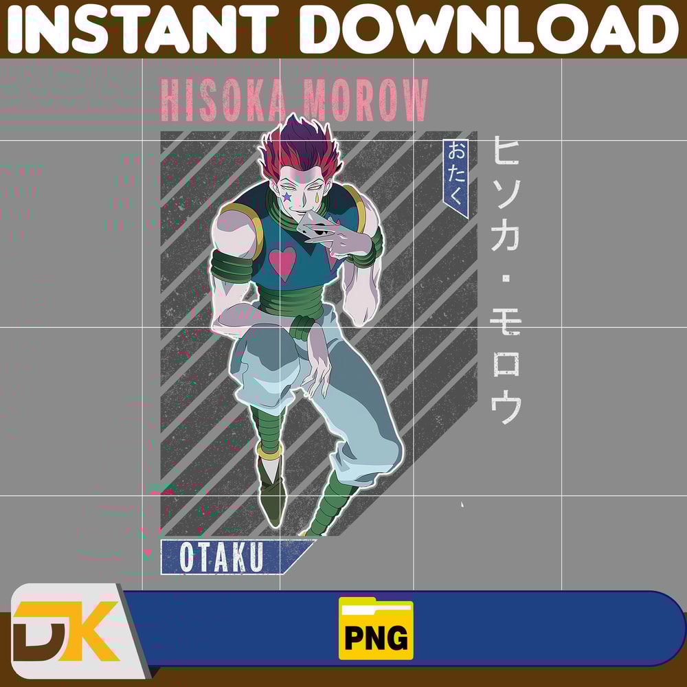 Hisoka Morow Png, Anime Png, Japanese Png, Anime Silhouette Png, Anime Character, Anime Vector Files (20).jpg