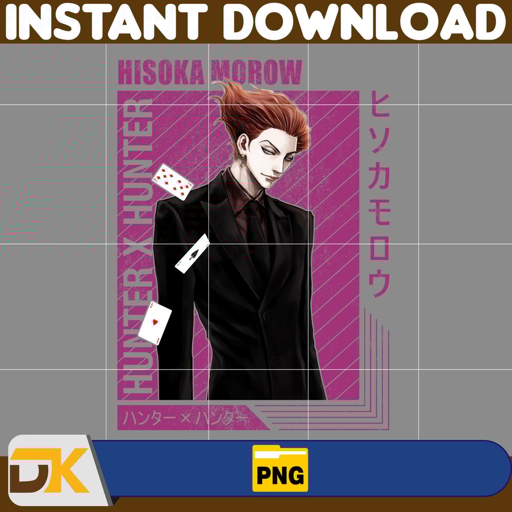 Hisoka Morow Png, Anime Png, Japanese Png, Anime Silhouette Png, Anime Character, Anime Vector Files (7).jpg