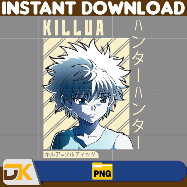Killua Zoldyck Png, Anime Png, Japanese Png, Anime Silhouett | Inspire ...