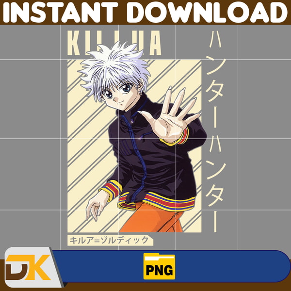 Killua Zoldyck Png, Anime Png, Japanese Png, Anime Silhouett - Inspire ...