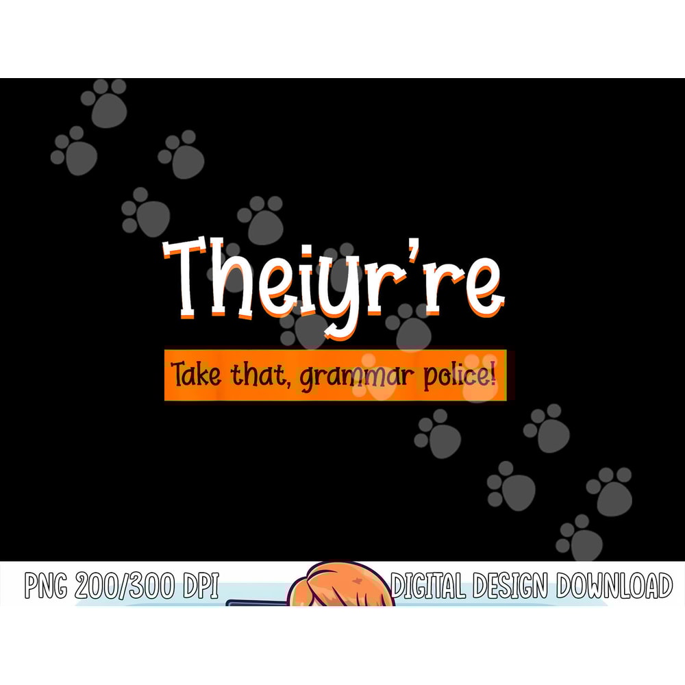 English Teacher Grammar Police Instructor Grammarian png, sublimation copy.jpg