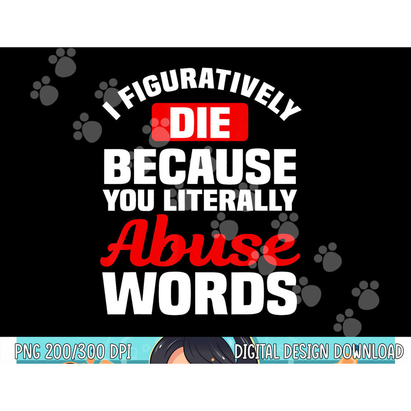 English Teacher Writer Grammar Linguistics Editor Professor png, sublimation copy.jpg