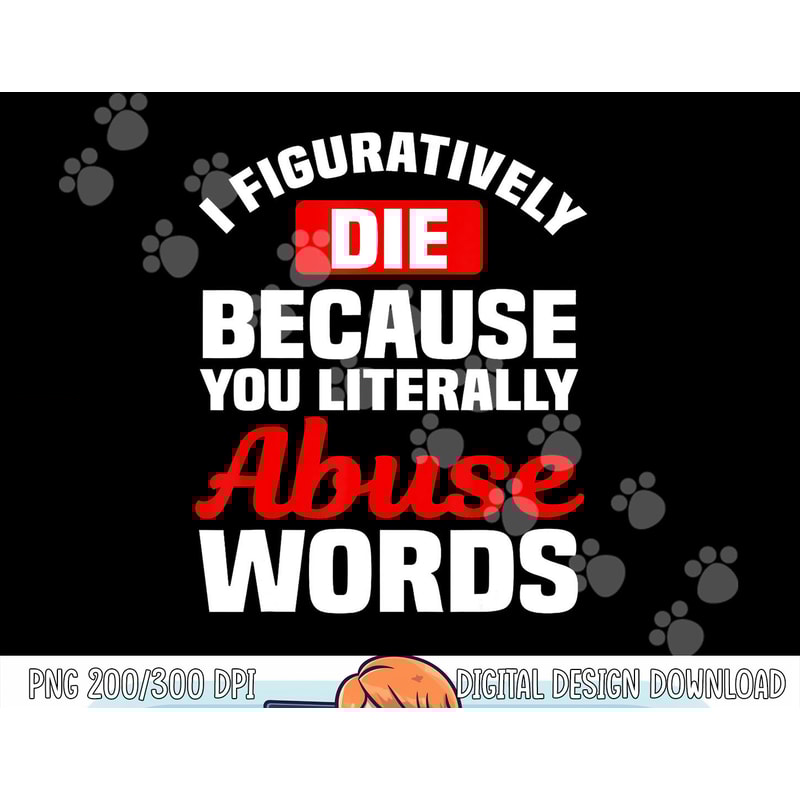 English Teacher Writer Grammar Linguistics Editor Professor png, sublimation copy.jpg