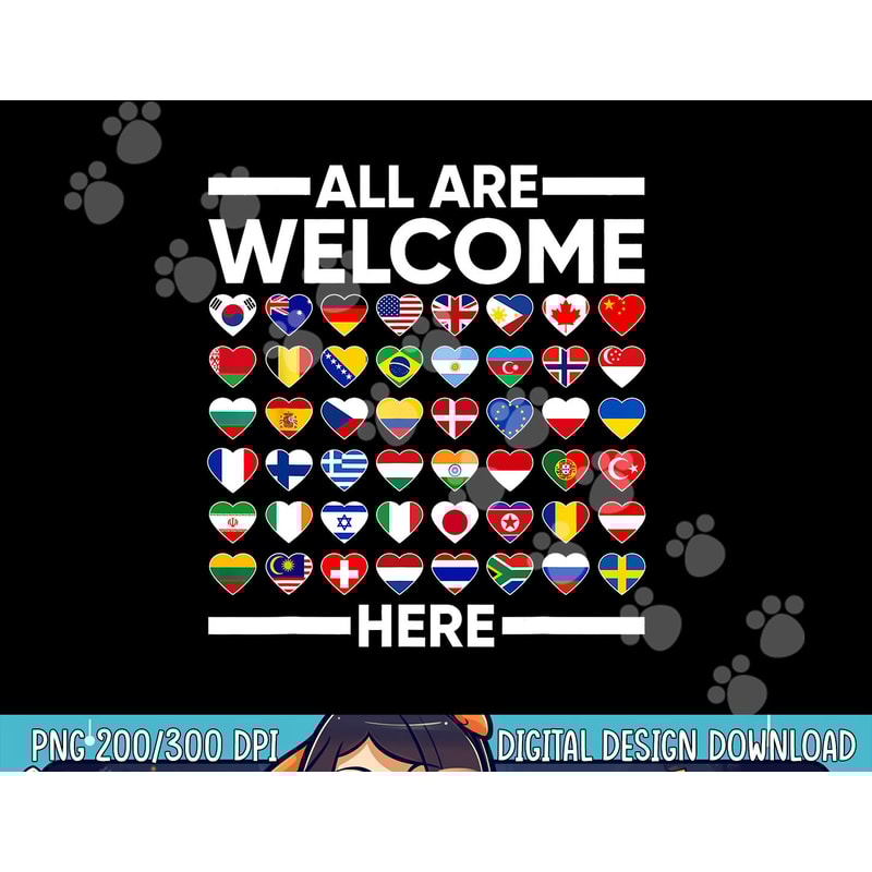 ESL Teacher All Are Welcome Here For Worlds Virtual Teachers png, sublimation copy.jpg