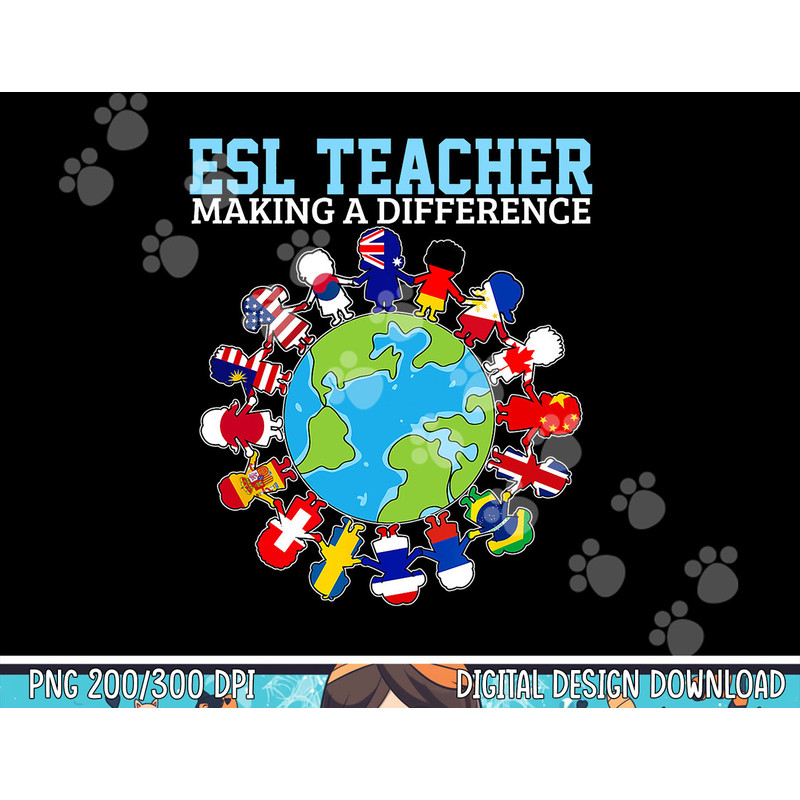 ESL Teachers Making A Difference For Virtual Teacher Tutor png, sublimation copy.jpg