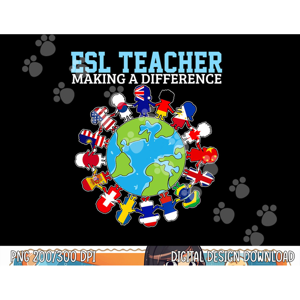 ESL Teachers Making A Difference For Virtual Teacher Tutor png, sublimation copy.jpg