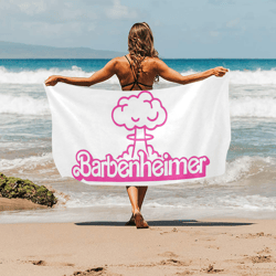 Barbenheimer Beach Towel