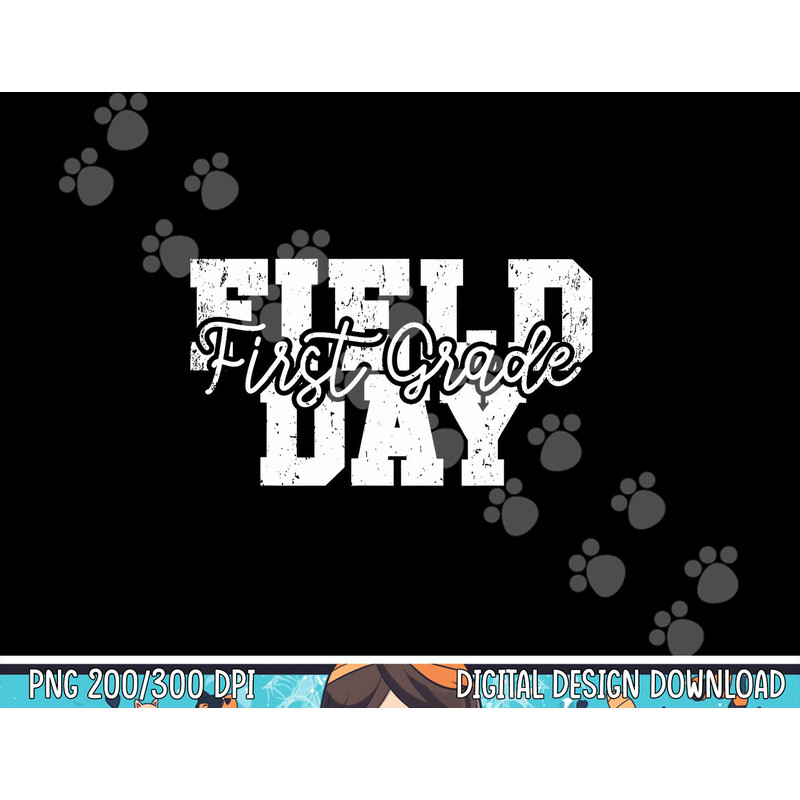 Field Day 2023 First Grade school teacher kids Orange png, sublimation copy.jpg