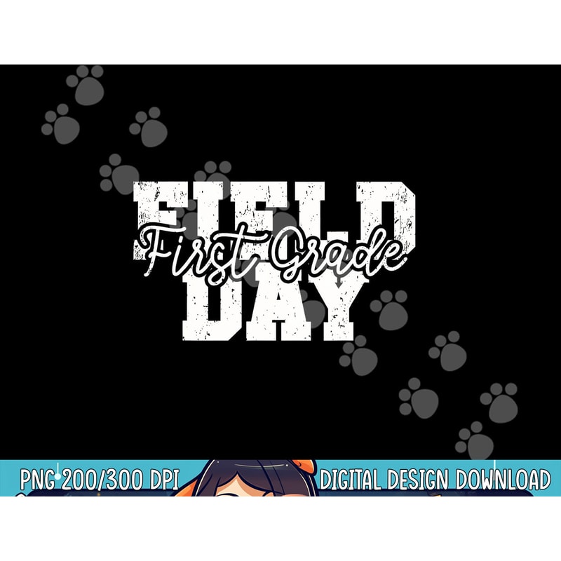 Field Day 2023 First Grade school teacher kids Orange png, sublimation copy.jpg