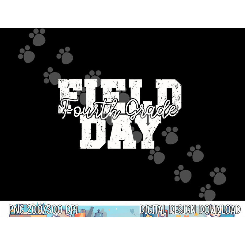 Field Day 2023 Fourth Grade school teacher kids Orange  png, sublimation copy.jpg