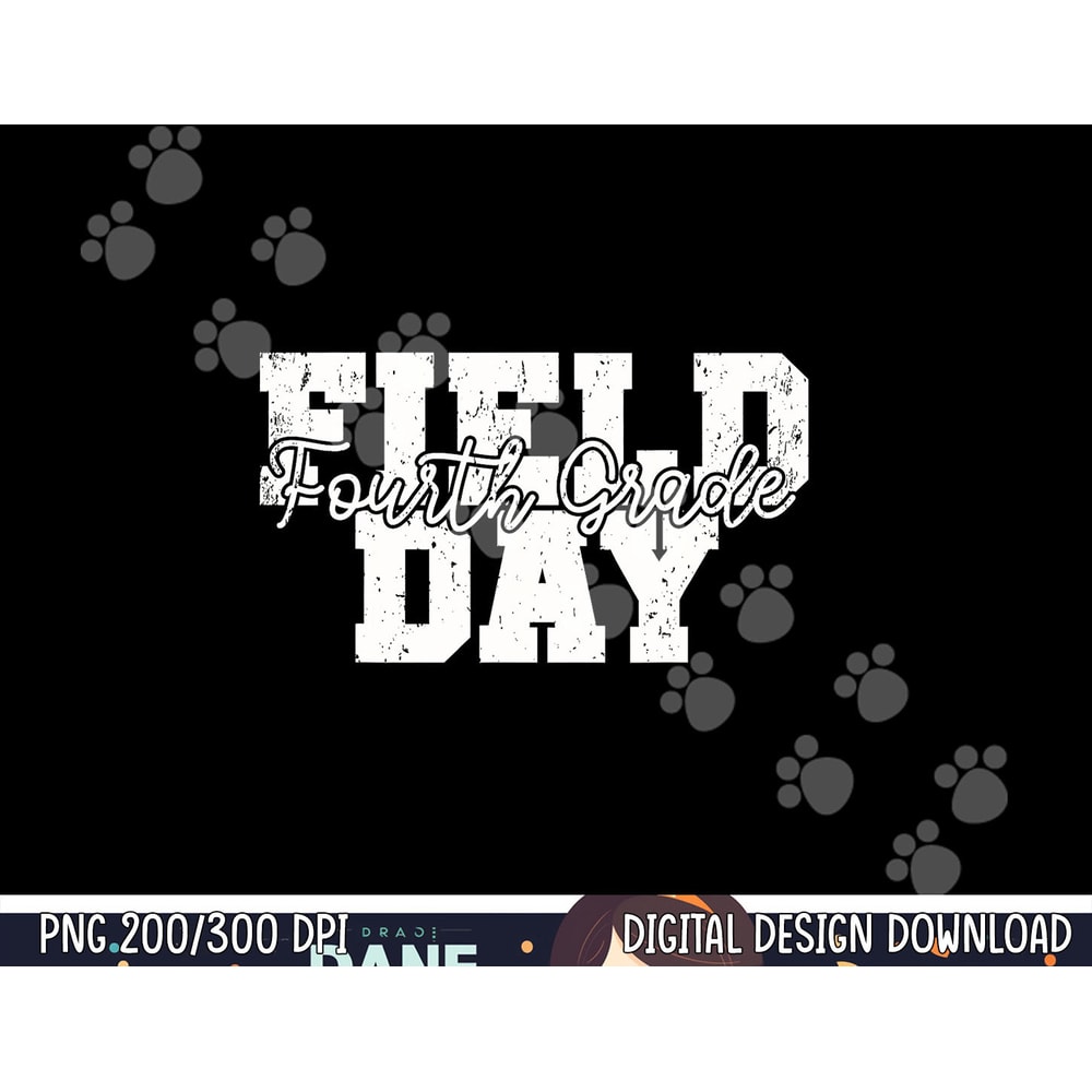 Field Day 2023 Fourth Grade school teacher kids Orange png, sublimation copy.jpg