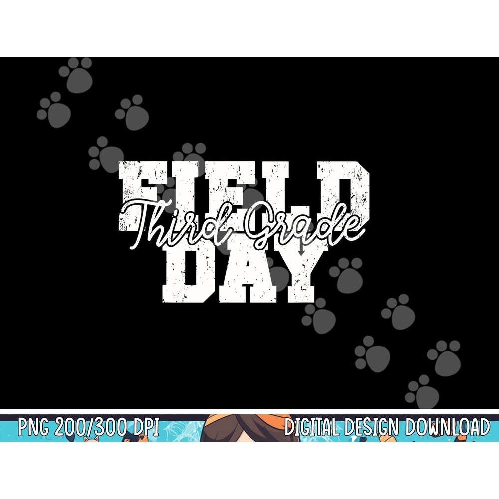 Field Day 2023 Third Grade school teacher kids Blue png, sublimation copy.jpg