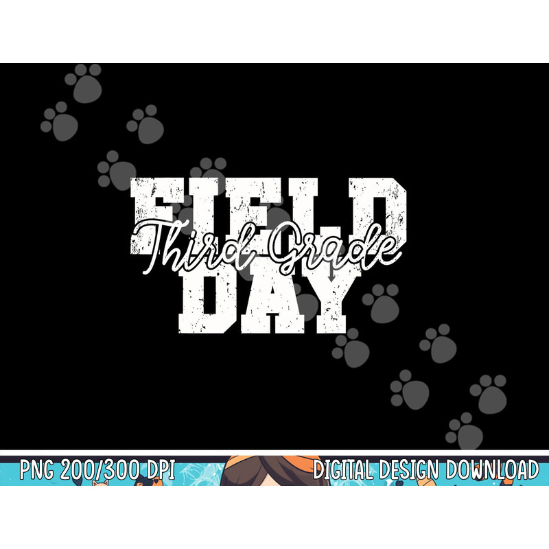 Field Day 2023 Third Grade school teacher kids Blue png, sublimation copy.jpg