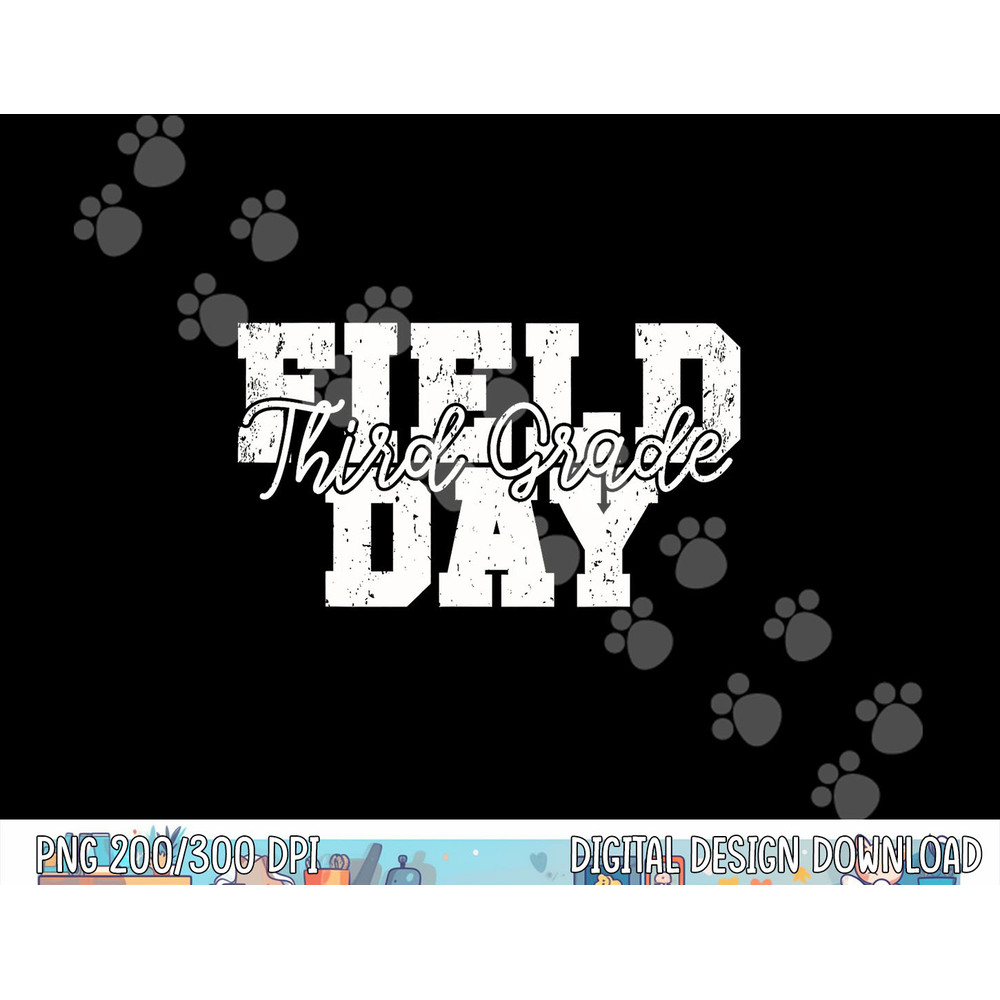 Field Day 2023 Third Grade school teacher kids Blue  png, sublimation copy.jpg