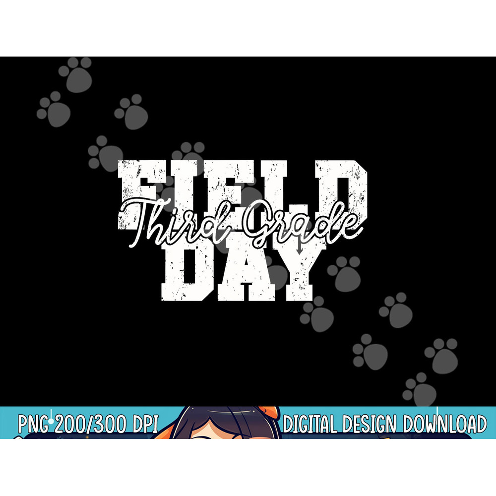 Field Day 2023 Third Grade school teacher kids Blue  png, sublimation copy.jpg