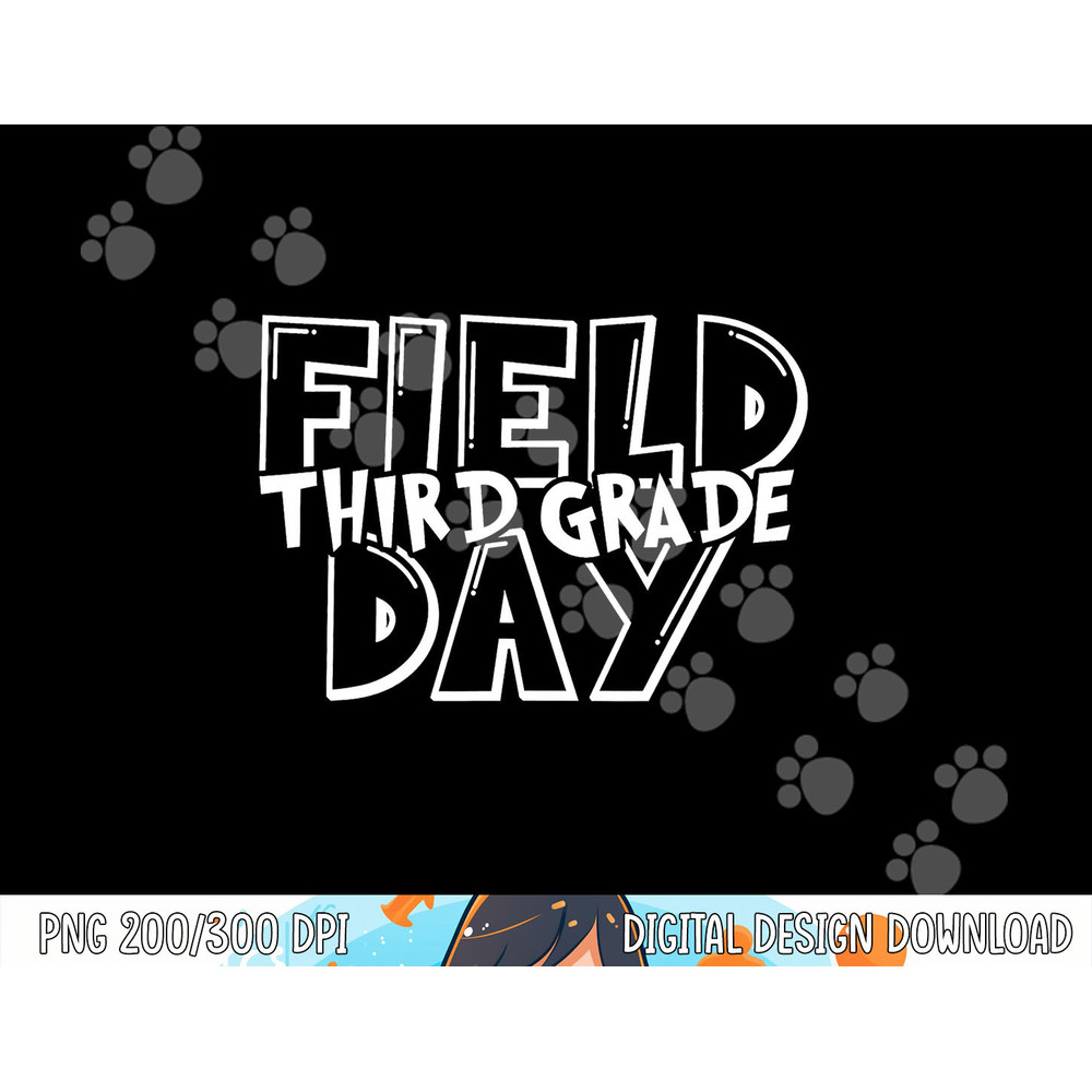 Field Day 2023 Third Grade school teacher kids Green  png, sublimation copy.jpg