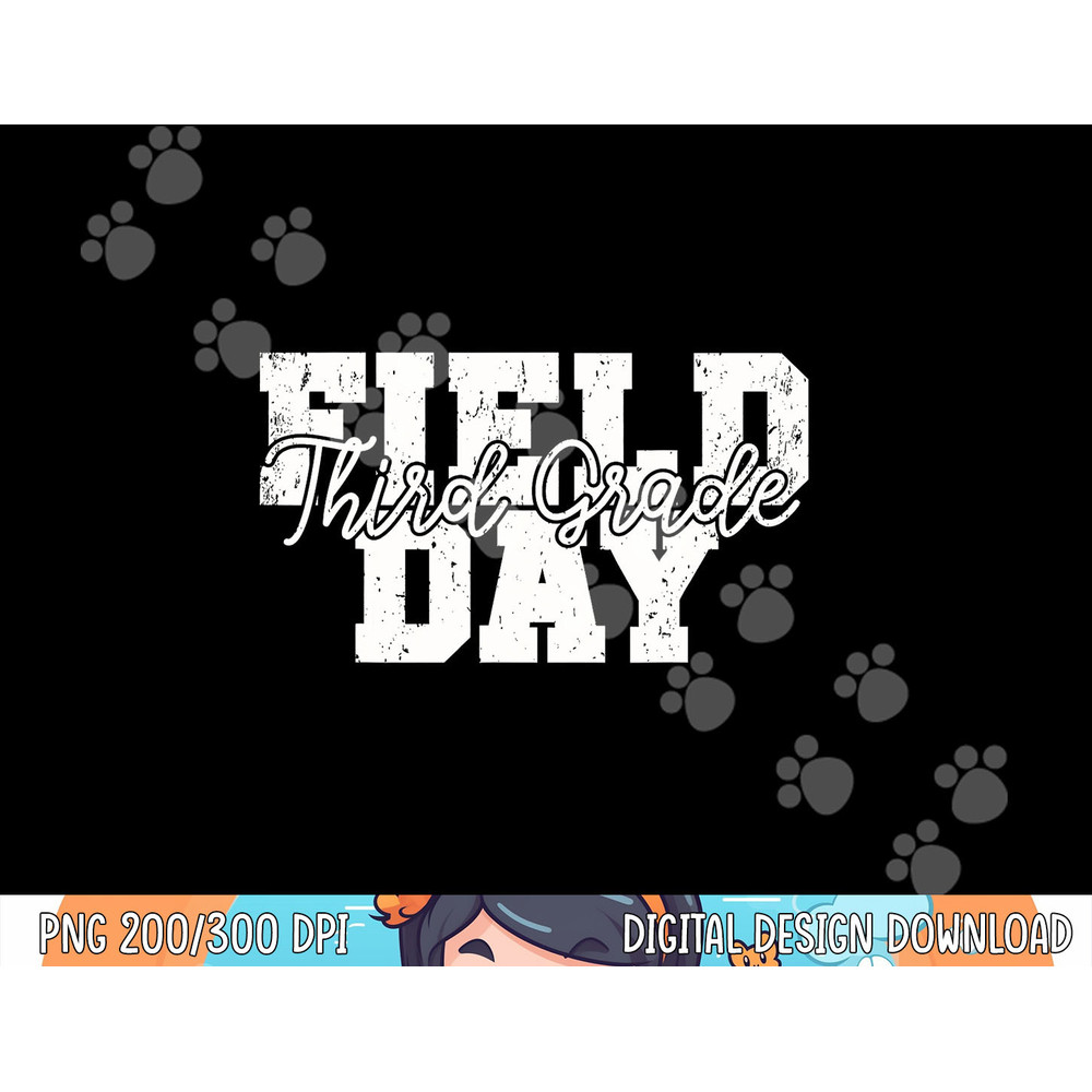 Field Day 2023 Third Grade school teacher kids Orange png, sublimation copy.jpg
