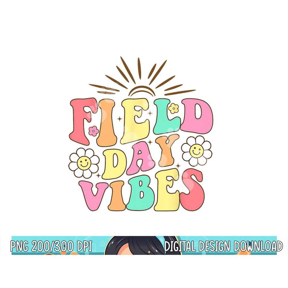 Field Day Vibes For Teacher Kids Retro Groovy Field Day 2023 png, sublimation copy.jpg