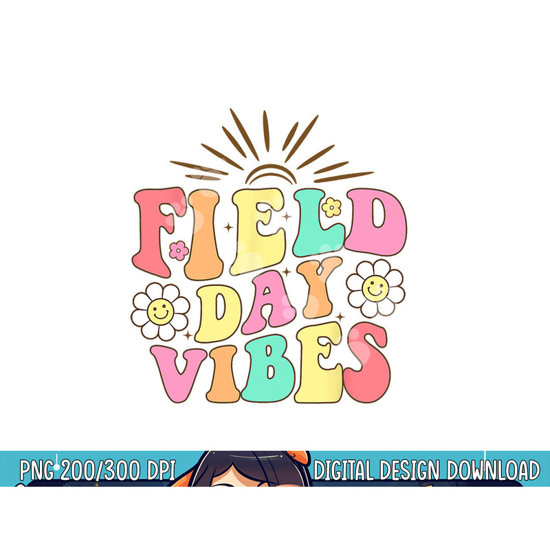Field Day Vibes For Teacher Kids Retro Groovy Field Day 2023 png, sublimation copy.jpg