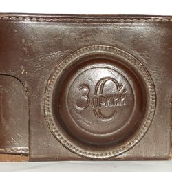 Zorki-C S genuine hard leather case bag strap for rangefinder camera KMZ USSR