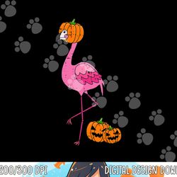 flamingo pumpkin head costume cute easy bird halloween gift png,sublimation copy