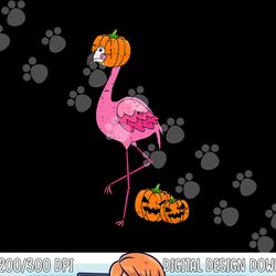flamingo pumpkin head costume cute easy bird halloween gift png,sublimation copy