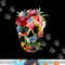 Floral Skull Shirt Dead Sugar Skull for Women Flower Skull png, sublimation copy.jpg
