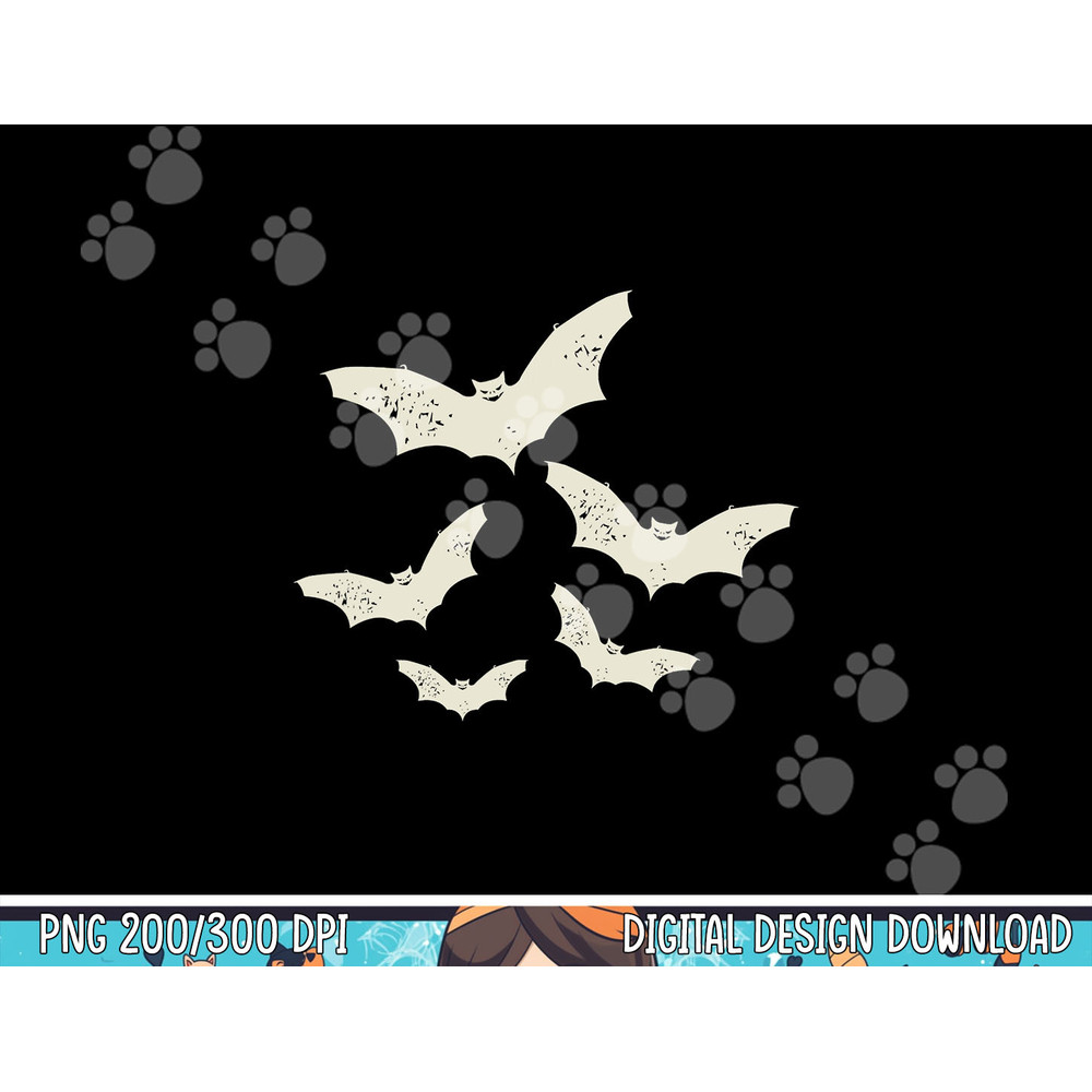 Flying Bats Creepy Gothic Costume Cool Animal Halloween Gift png,sublimation copy.jpg