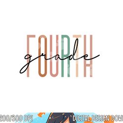 fourth grade girls boys teacher team 4th grade squad png, sublimation copy