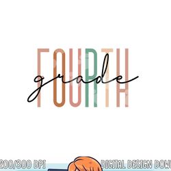 fourth grade girls boys teacher team 4th grade squad png, sublimation copy