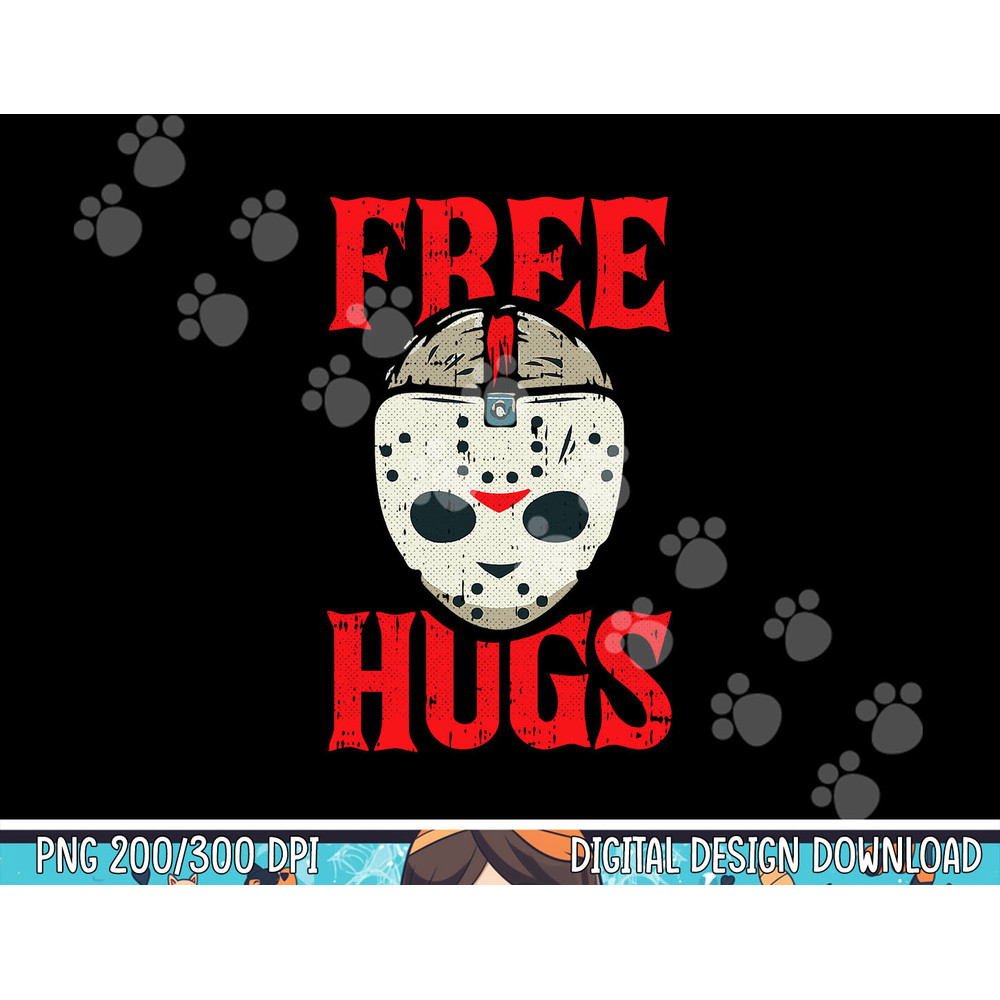 Free Hugs Lazy Halloween Costume Scary Creepy Horror Movie png, sublimation copy.jpg
